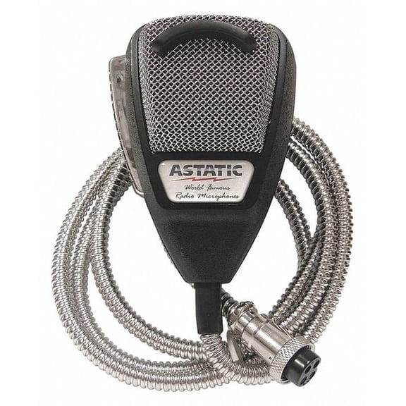 Astatic Noise Cancelling 4-Pin CB Mic Silver