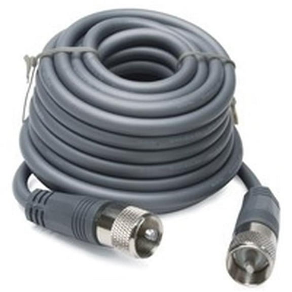 Astatic 8X3 3 ft. Pre-Made RG8X Mini Gray Coaxial Cable