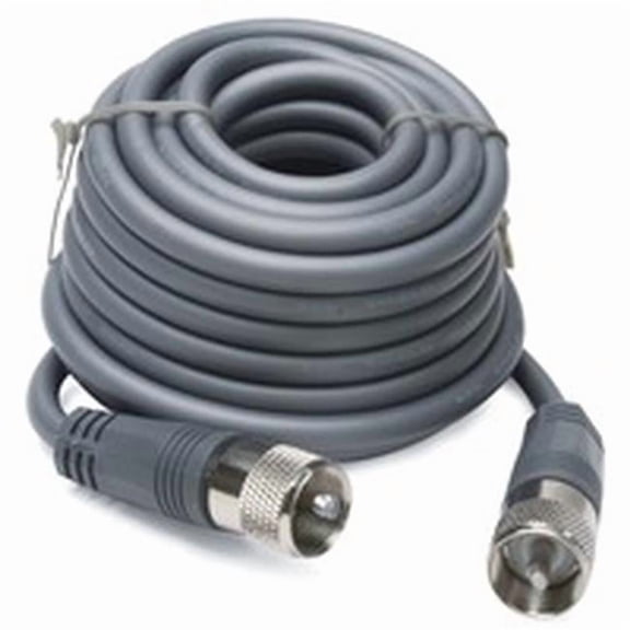 Astatic 8X9 9 ft. Pre-Made RG8X Mini Gray Coaxial Cable