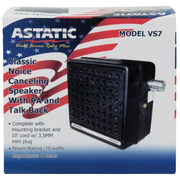 Astatic Noise-Cancelling External Cb Speaker 10W