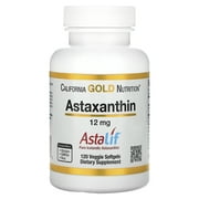Astaxanthin, Antioxidant Carotenoid, AstaLif Pure Icelandic Biologically Active 99% isomer, 12 mg, 120 Veggie Softgels