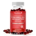 thumbnail image 1 of Astaxanthin Capsule - Antarctic Krill Oil 600 mg - Omega-3 EPA, DHA - Antioxidant Supplement to Support Eye, Skin, Joint & Immune System Health, 1 of 5