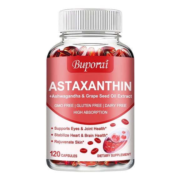 Astaxanthin Capsules 24mg - Supports Eye, Heart and Cardiovascular Health, Support Antioxidant Activity - 120 Capsules