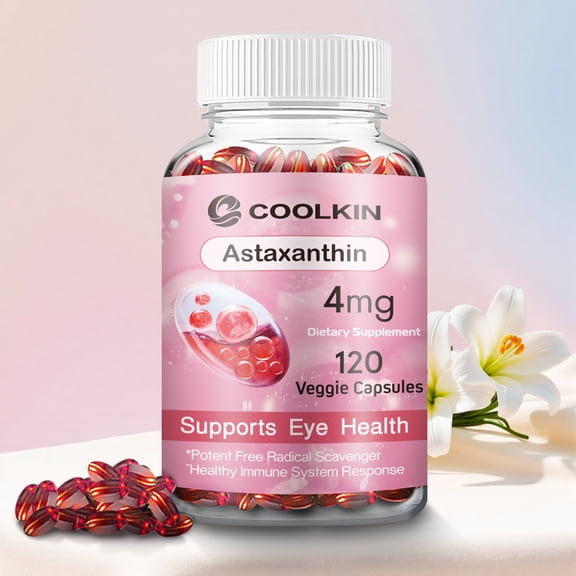 Astaxanthin Capsules 4mg - Support Antioxidant Activity, Immune Health, Quality Assured - 120 Capsules