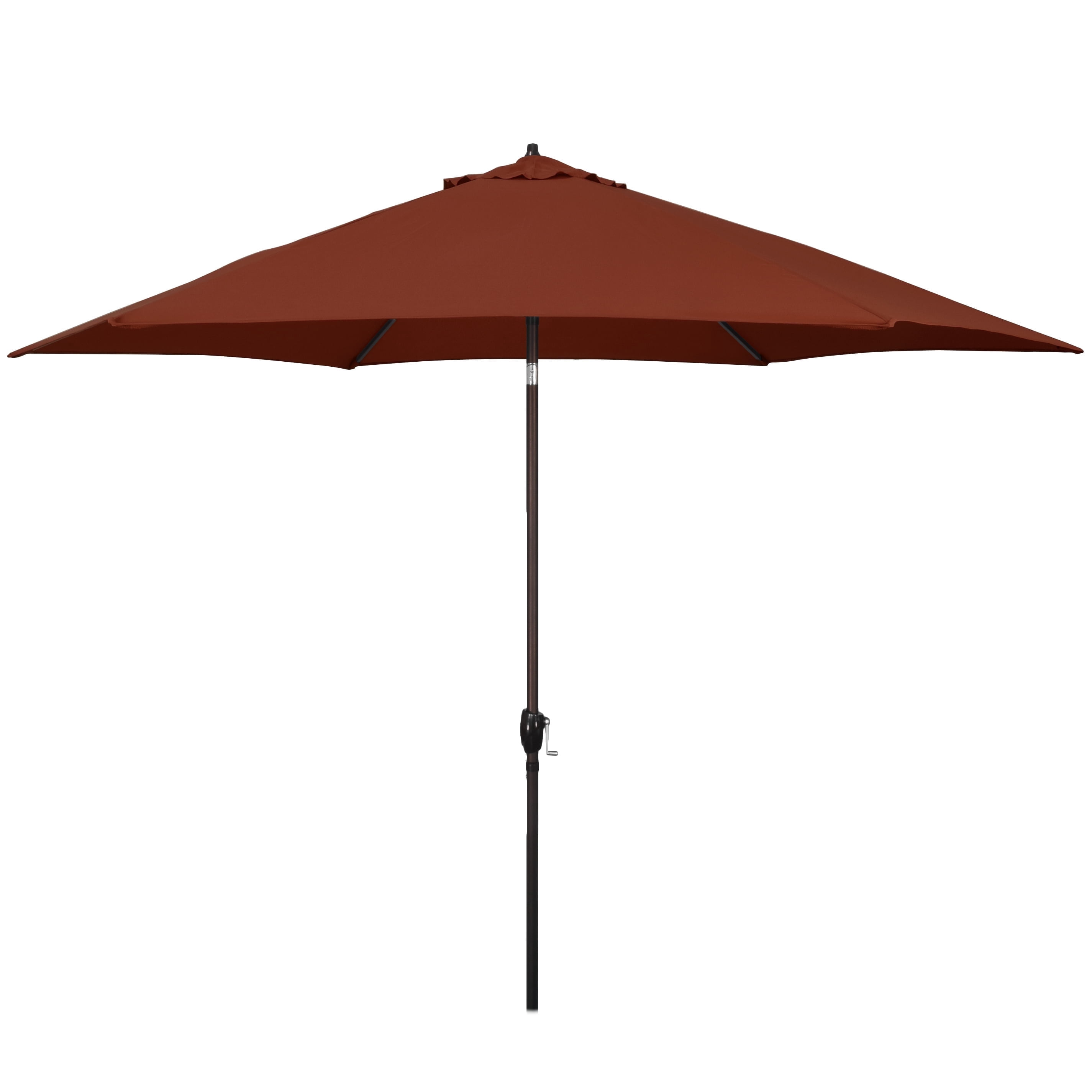 astella 11'rd tilting aluminum patio umbrella Astella 11 ft shade essentials market crank-open tilt patio umbrella in  polyester tuscan