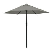 Astella 5" Taupe Hexagonal Market Patio Umbrella