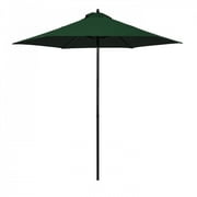 Astella 7.5’ Steel Market Umbrella with Push Lift in Hunter Green