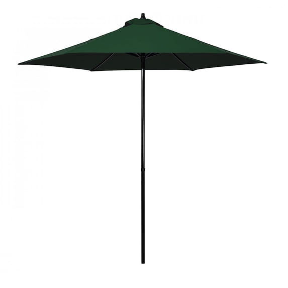 Astella 7.5’ Steel Market Umbrella with Push Lift in Hunter Green