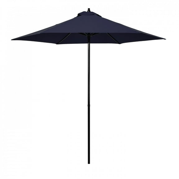 Astella 7 Steel Market Umbrella with Push Lift in Navy Blue