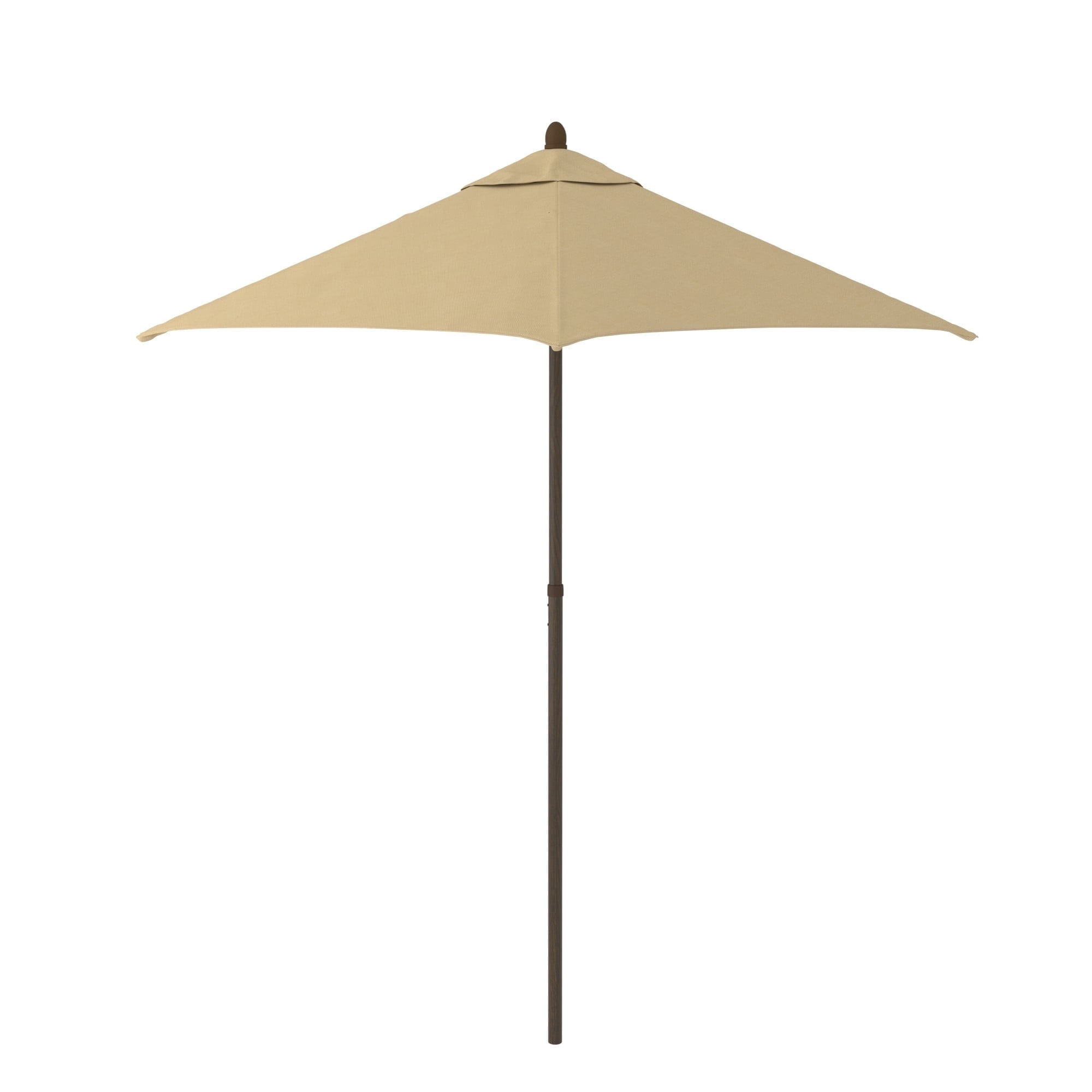 Astella 90" Antique Beige Solid Print Hexagon Market Patio Umbrella