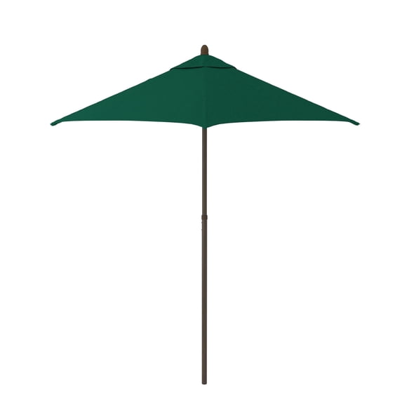 Astella 90" Hunter Green Solid Print Hexagon Market Patio Umbrella