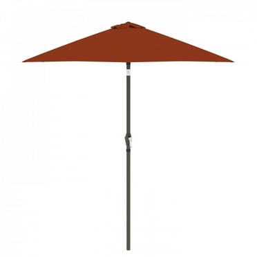 Astella 91" Tuscan Solid Print Hexagon Market Patio Umbrella