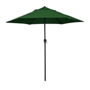 Astella 9' Steel Market Umbrella With Push Tilt in Polyester Hunter Green