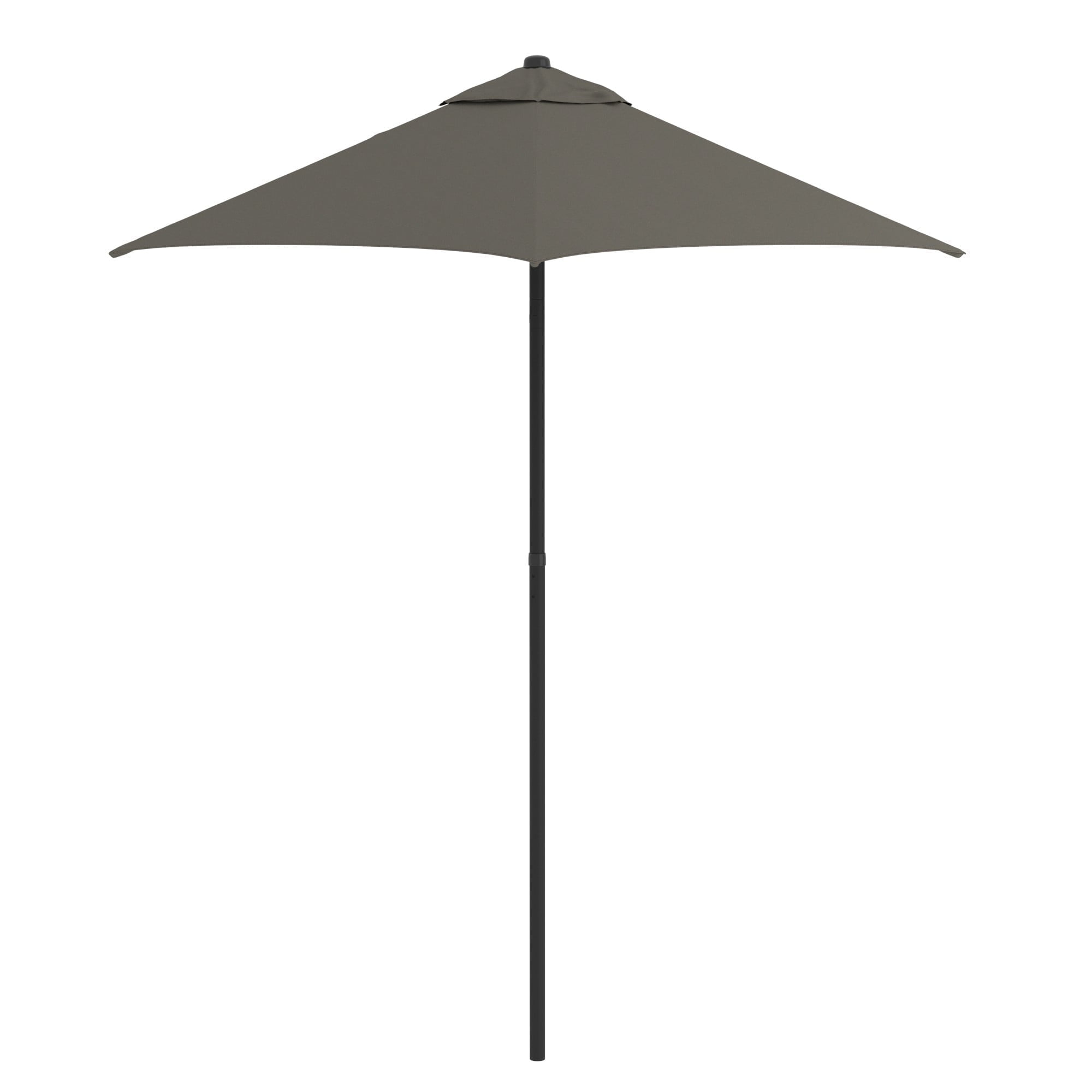 Astella 92.5" Taupe Solid Print Hexagon Market Patio Umbrella