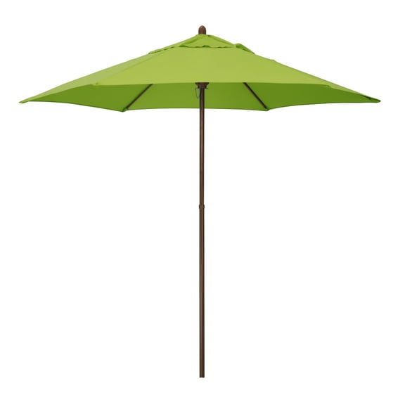 Astella 9\' Wood-Grain Market Patio Umbrella, Multiple Colors