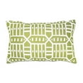 thumbnail image 1 of Astella TP12-FA51 12 x 18 in. Pacifica Roland Green Lumbar Throw Pillow, Green, 1 of 2