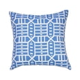 thumbnail image 1 of Astella TP18-FA53 18 x 18 in. Pacifica Roland Blue Accent Throw Pillow, Blue, 1 of 2