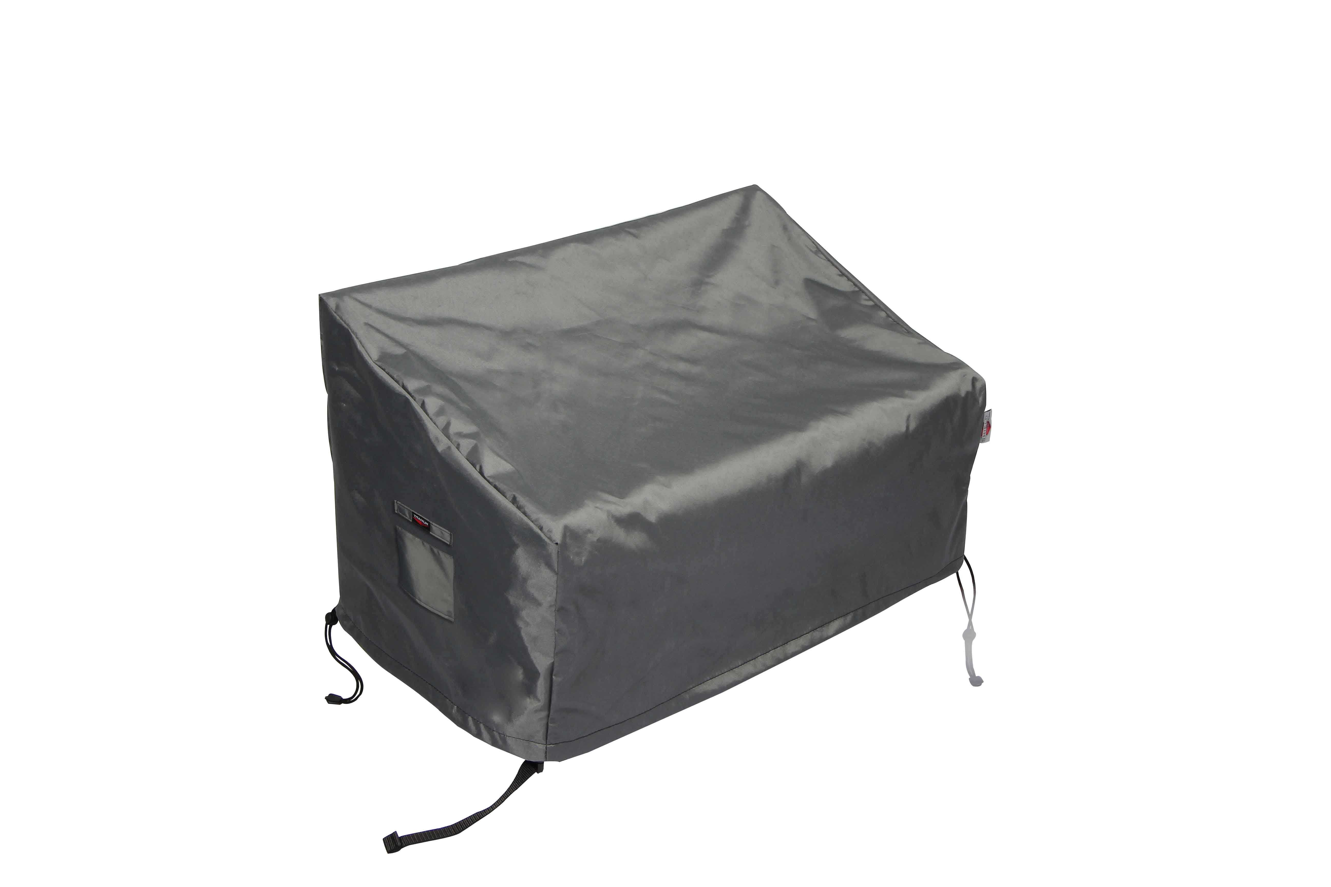 Astella Titanium Shield Outdoor Small Sofa Cover