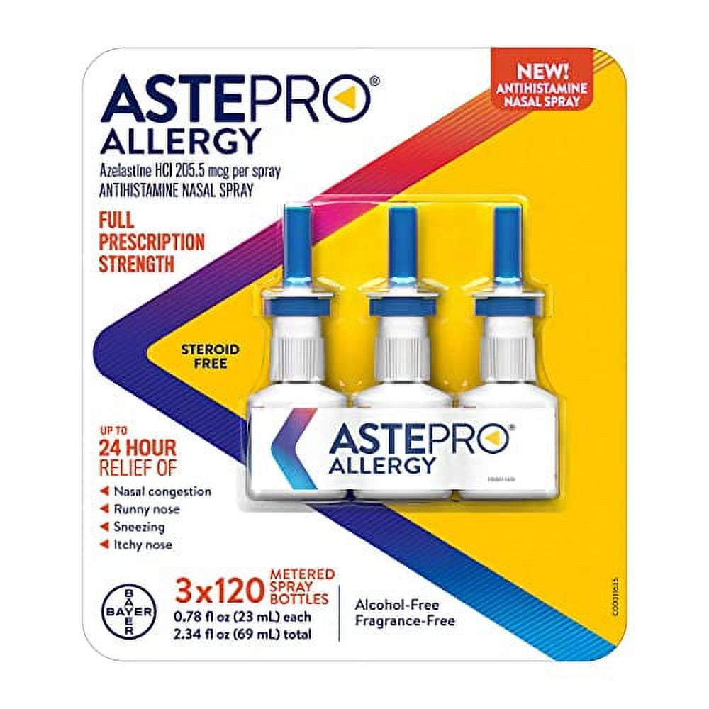 Astepro Adult Nasal Spray, 120 ml (Pack of 3)