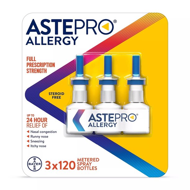 Astepro Adult Nasal Spray, 120 ml (Pack of 3) Walmart Business Supplies