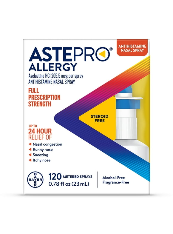 Astepro Allergy Medicine, Steroid Free Antihistamine Nasal Spray, 120 Metered Sprays