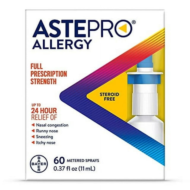 Astepro Allergy Nasal Spray, 24Hour Allergy Relief, SteroidFree