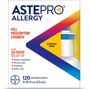 Astepro Allergy, Steroid Free Antihistamine Nasal Spray, 120 Metered Sprays *EN