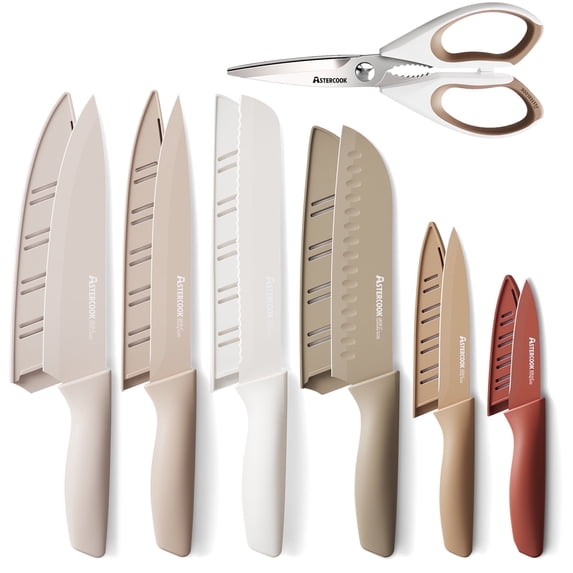 7 Pieces Kitchen Knife Set