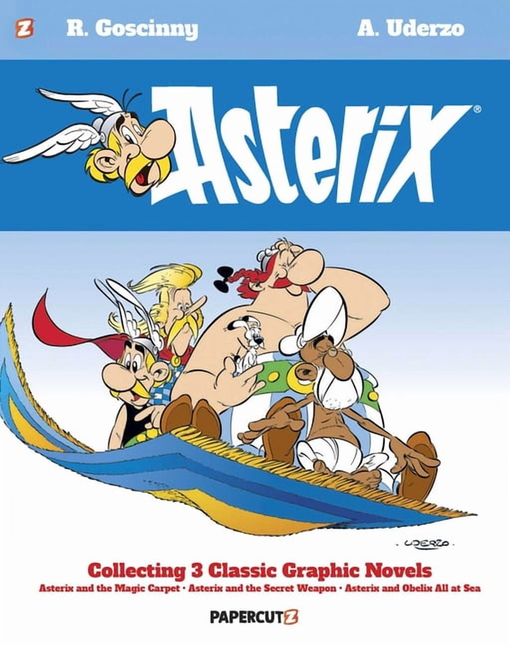 Plastoy SAS Asterix Figurine - Sits On Stack Of Books (New Edition)