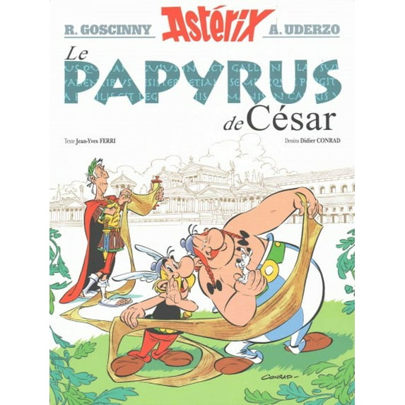 Asterix - Le Papyrus de Cesar - N36 (Hardcover) by Rene Goscinny, Albert Uderzo, Didier Conrad