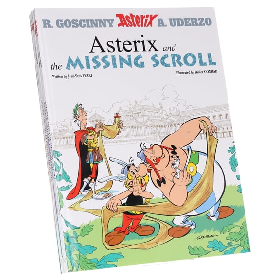 Asterix Series 8 (Book 36-40) by Goscinny & Uderzo: 5 Books - Ages 6-11 - PB