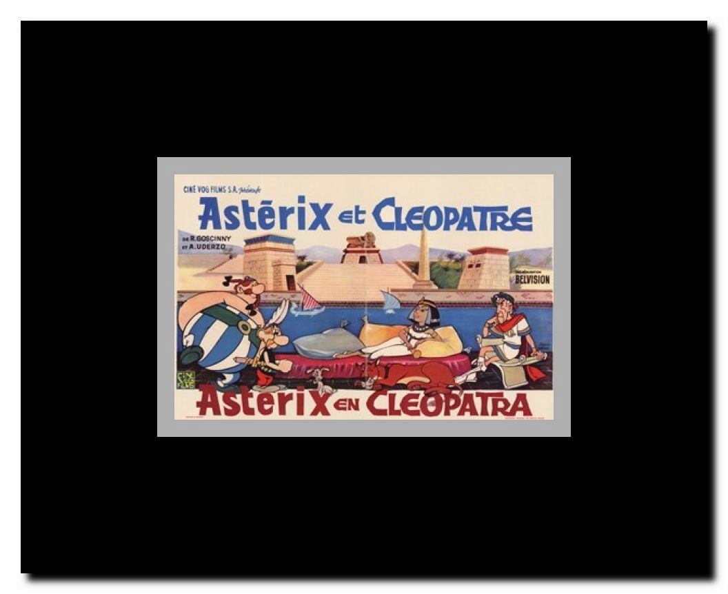 Asterix and Cleopatra Framed Movie Poster