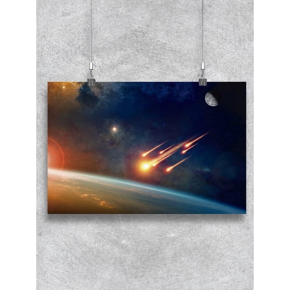 Asteroid Impact Poster -Image by Shutterstock