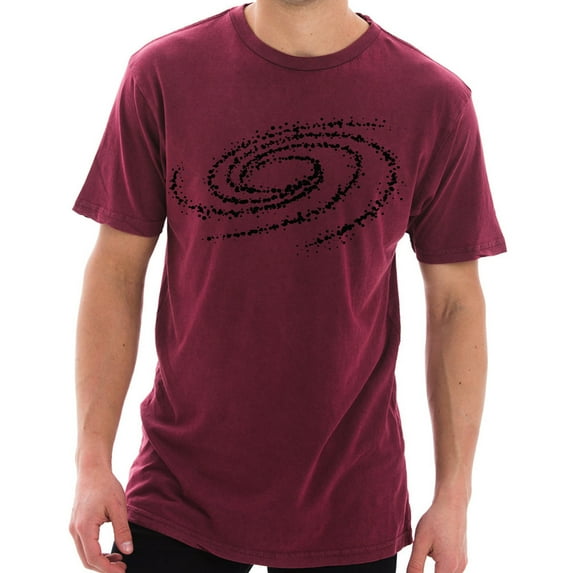 Asteroid Swirl Graphic Design Unisex Ring Spun Cotton Vintage Short Sleeve Crewneck Tee Shirt - Vintage Brick 2XL