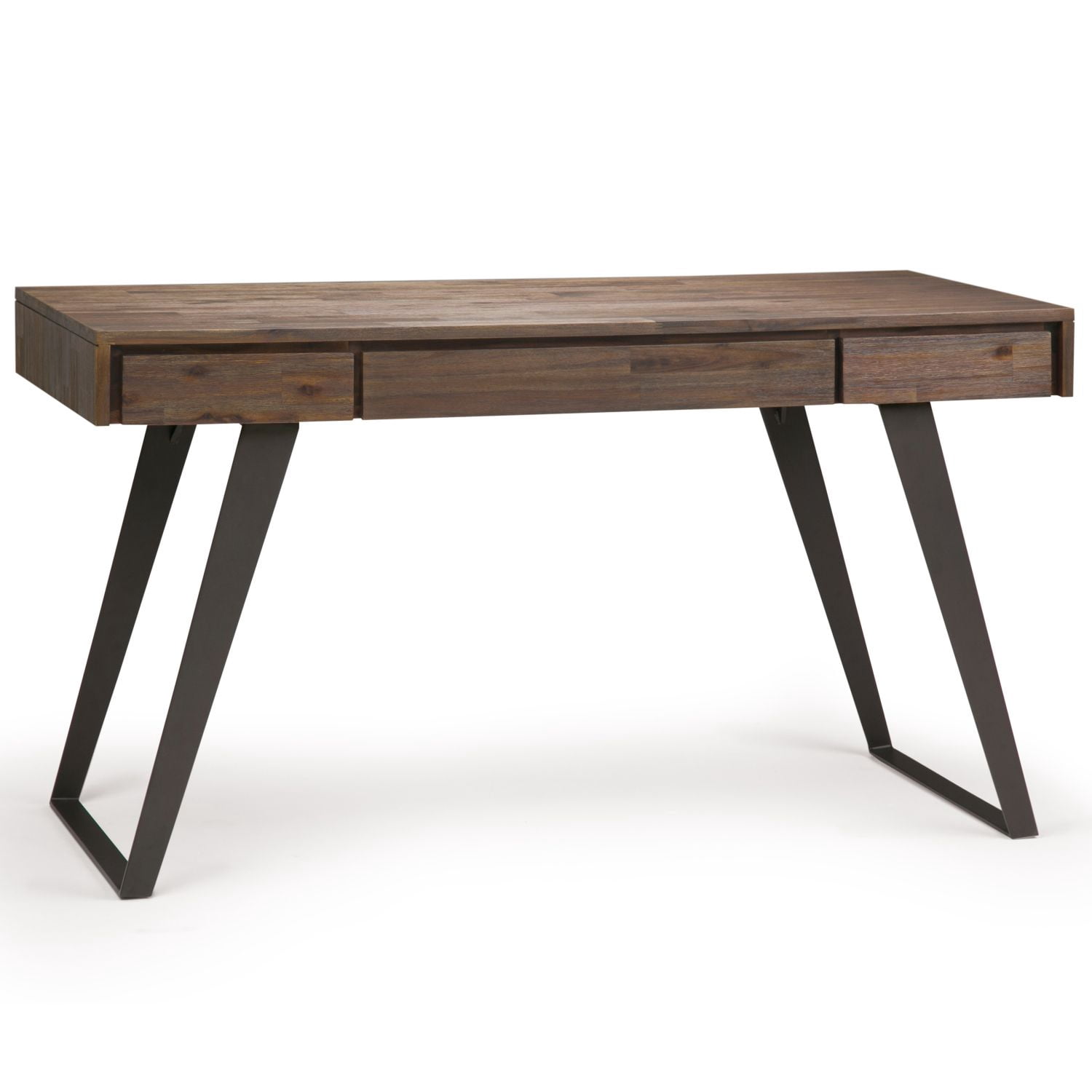 Asteroutdoor Lowry Desk, Rustic Natural Aged Brown, 54 in W