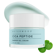 Asterwood Cica Peptide Barrier Gel Cream with Niacinamide, 1.7 Fl Oz | With Ceramide NP and Hyaluronic Acid. For Oily, Combination, and Acne-Prone Skin. Refines Pores and Brightens Skin Tone