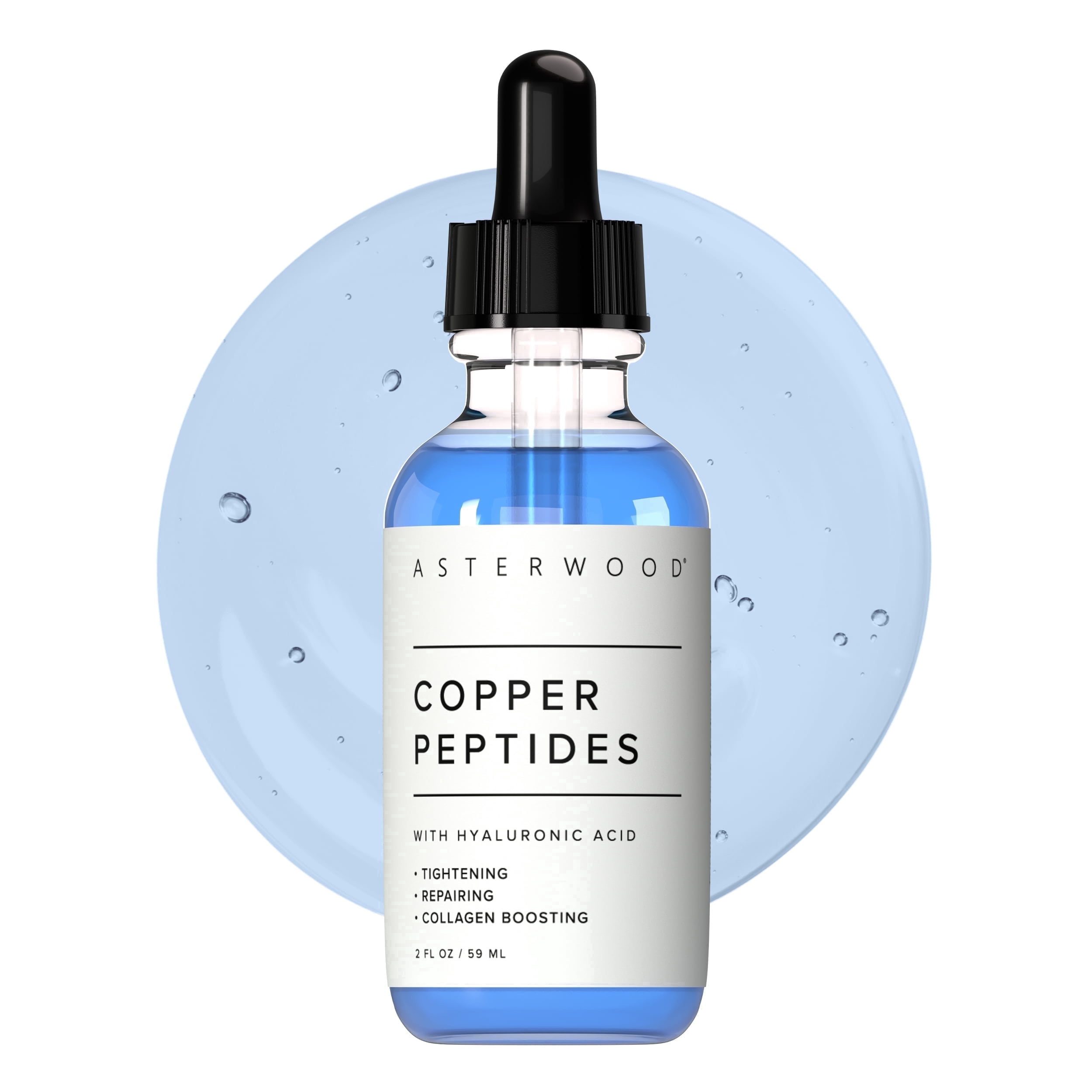 asterwood ghk cu reviews Copper Peptides Serum for Face - Tightening, Repairing, Collagen Boosting - with GHK-Cu and Hyaluronic Acid - Fragrance-Free internal remedy B12 injections - Skin Size:200 mg Formulated with clinically proven
