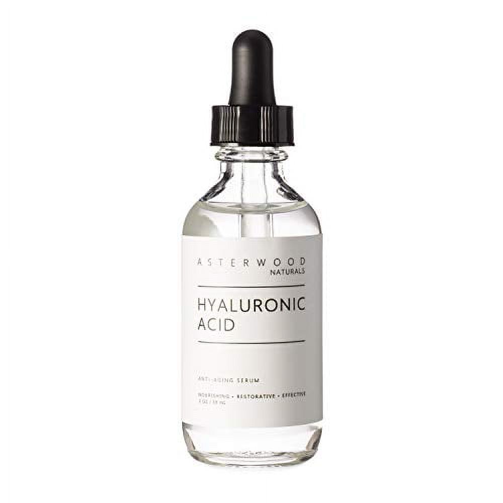 Asterwood Naturals Pure Hyaluronic Acid Serum for Face  Hydrating Plumping & Anti-Aging, 59ml/2 oz - image 1 of 4