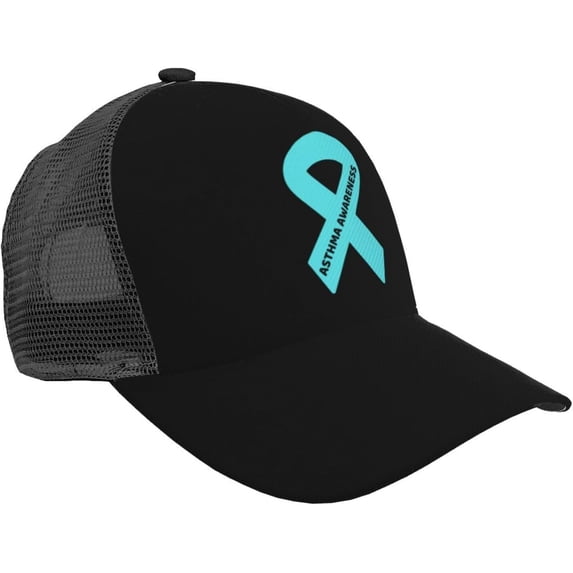 Heartbeat Semicolon Suicide Prevention Awareness Baseball Cap - Mesh Adjustable Unisex