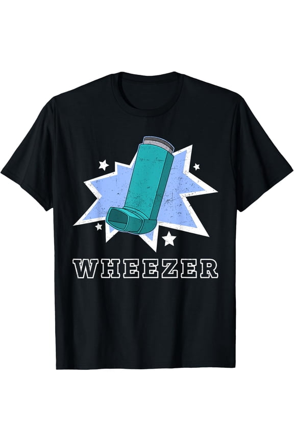 Asthma awareness inhalers wheezy breathing asthmatic allergy T-Shirt