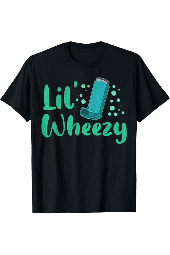 Asthma awareness inhalers wheezy breathing asthmatic allergy T-Shirt