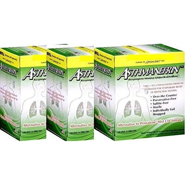Asthmanefrin Asthma Medication Refill, 30 Count (Pack of 3)