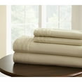 thumbnail image 1 of Asti 4 Piece 1000 Thread Count Pintuck Hem Full Size Sheet Set The Urban Port, Beige, 1 of 2