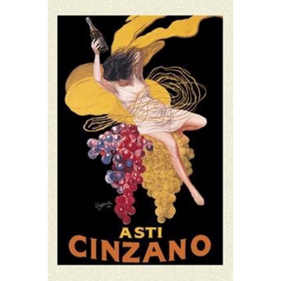 Asti Cinzano Poster by Leonetto Cappiello (24 x 36)