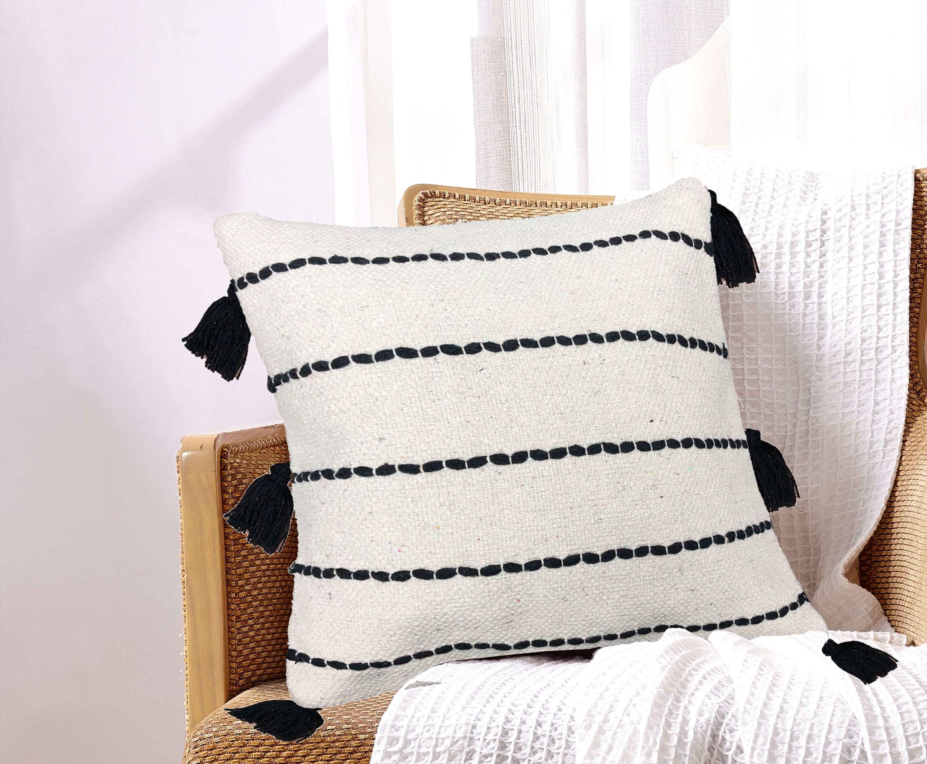 Asti Cotton Throw Pillow 18x18