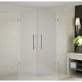 thumbnail image 1 of Aston SEN989F-CH-32-10 Vanora 32" Wide X 32" Deep X 72" High Frameless Hinged Shower, 1 of 7
