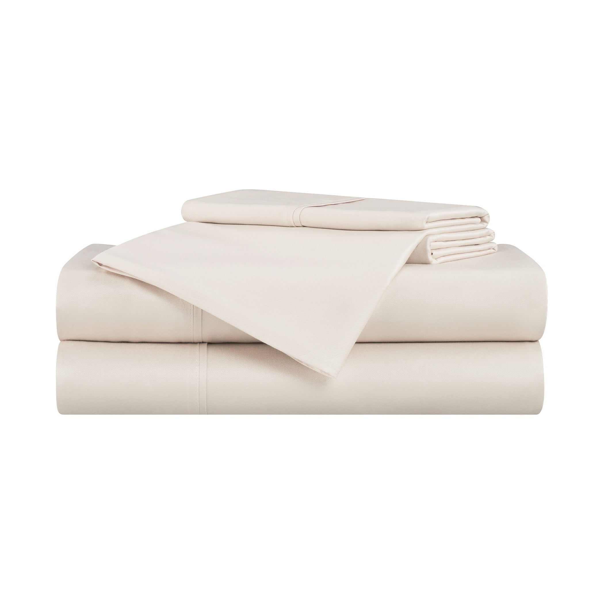 Aston & Arden Bamboo Rayon Sheet Sets, 4-Piece, 250 Thread Count, Modern, Hypoallergenic, King, Taupe