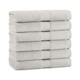 thumbnail image 1 of Aston & Arden Egyptian Cotton Hand Towels (6 Pack), 16x30, Jaquard Border, Tan, 1 of 5