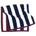thumbnail image 1 of Aston & Arden Reversible Beach Towel 35x70 Navy/Maroon, 1 of 8