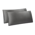 thumbnail image 1 of Aston & ArdenEucalyptus Tencel Pillowcase Pair King - Dark Grey, 1 of 10